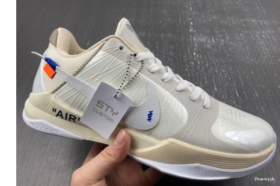 Rice DB4796-101 White Protro  5 Nike Kobe Undefeated 0821